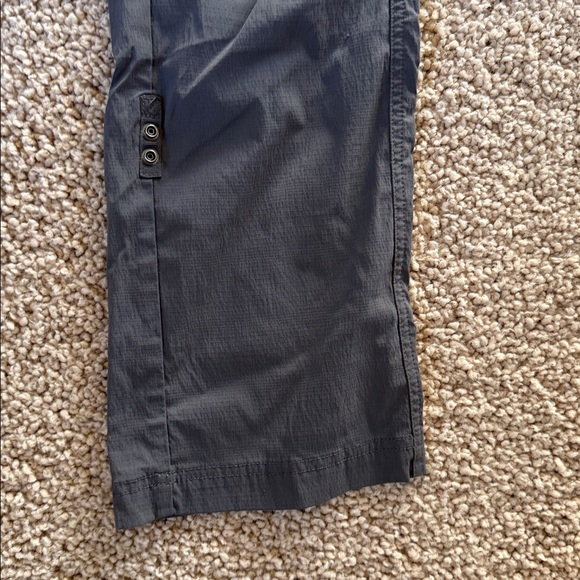 Prana athletic pant low rise gray 5 pockets. Size medium. - Picture 3 of 6